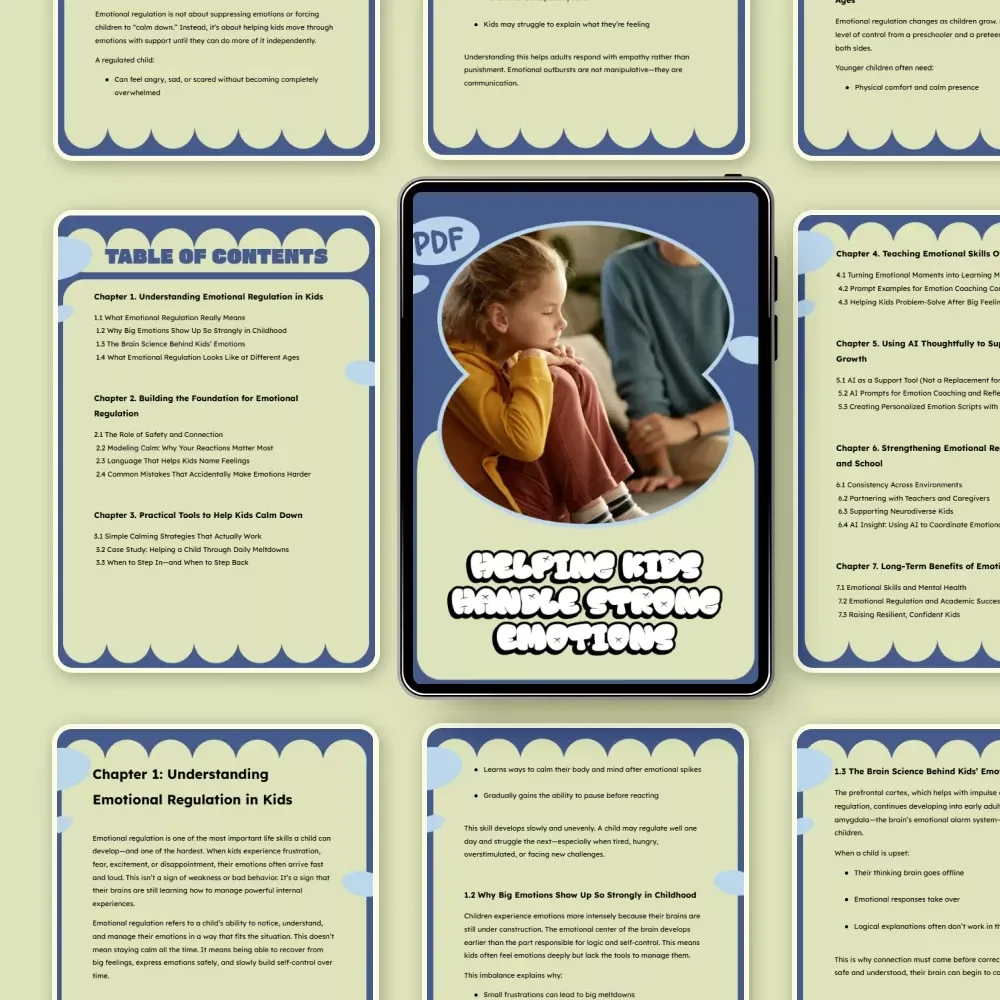 Helping Kids Handle Strong Emotions | Practical Parenting eBook Guide on Emotional Regulation