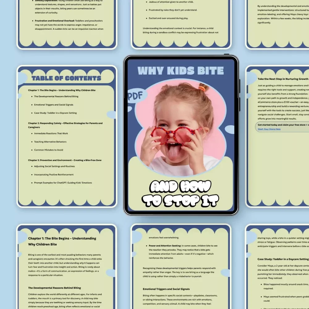Why Kids Bite and How to Stop It – A Practical Parenting Guide for Understanding Childhood Biting, Why Is My Child Biting Other Kids, and Calm Discipline Strategies