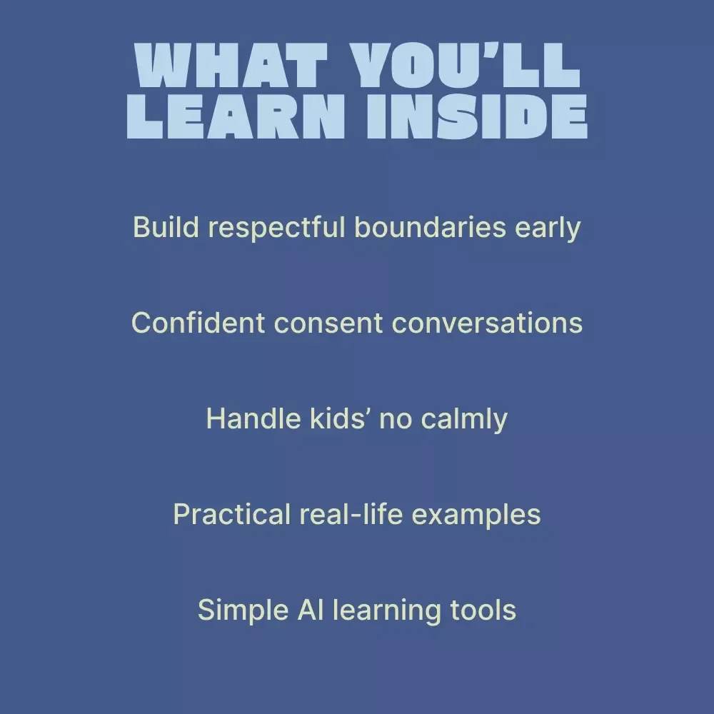 How Kids Can Learn Consent | Practical Parent & Teacher Guide on How to Teach Kids About Consent | Digital Download