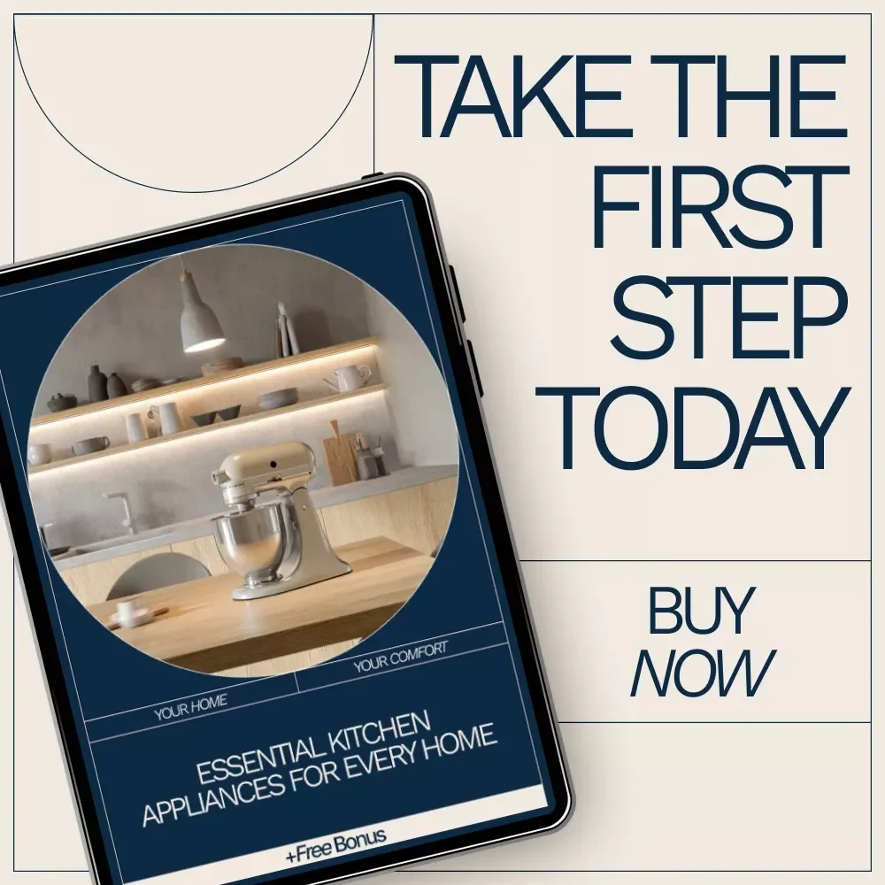 Essential Kitchen Appliances for Every Home – Printable Checklist for Choosing the Right Kitchen Tools | Smart Home Setup Guide for Beginners & Upgrades