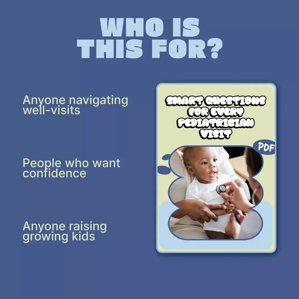 Smart Questions for Every Pediatrician Visit – Practical eBook with Questions to Ask Pediatrician at Well Visit for Confident, Prepared Parents