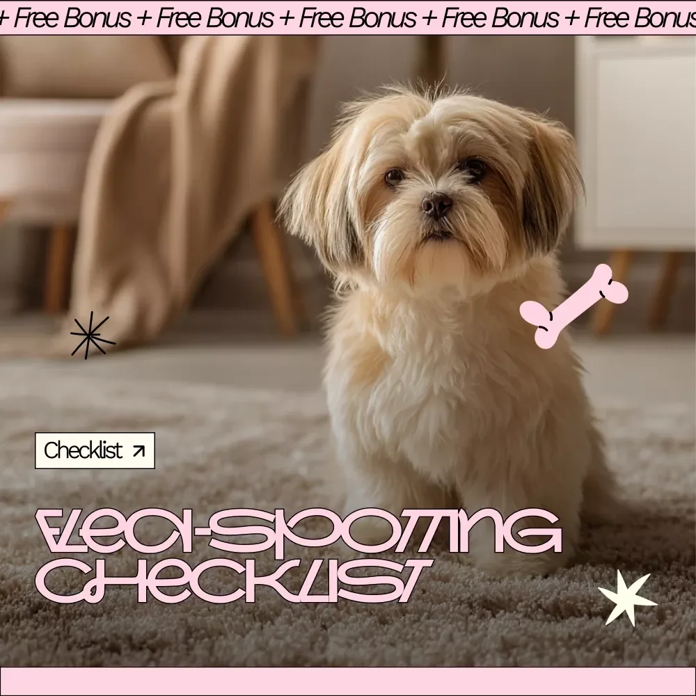 Is Your Pup Itchy? Flea-Spotting Checklist | Easy At-Home Dog Flea Detection Guide | Printable Pet Care eBook