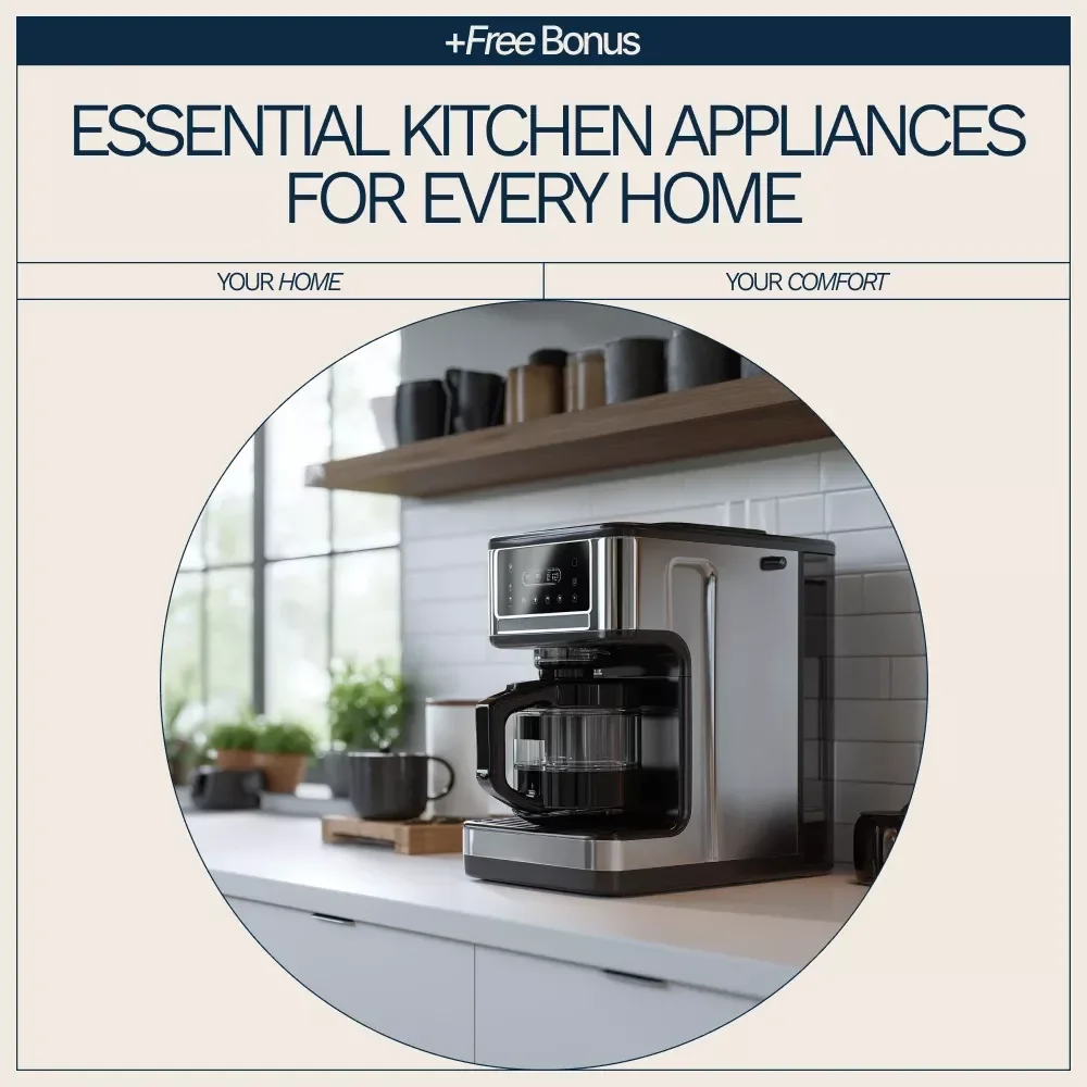 Essential Kitchen Appliances for Every Home – Printable Checklist for Choosing the Right Kitchen Tools | Smart Home Setup Guide for Beginners & Upgrades