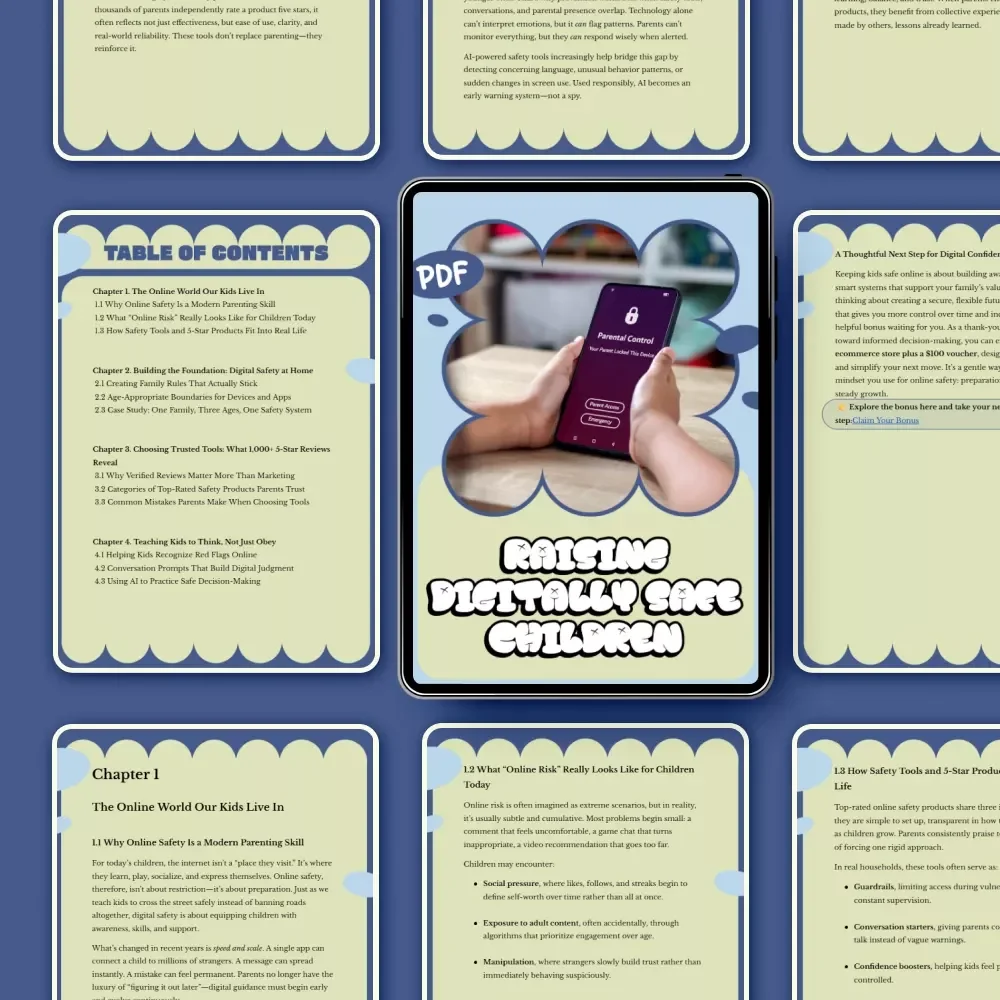 Raising Digitally Safe Children – A Practical Parenting eBook on how to keep kids safe online in Today’s Digital World