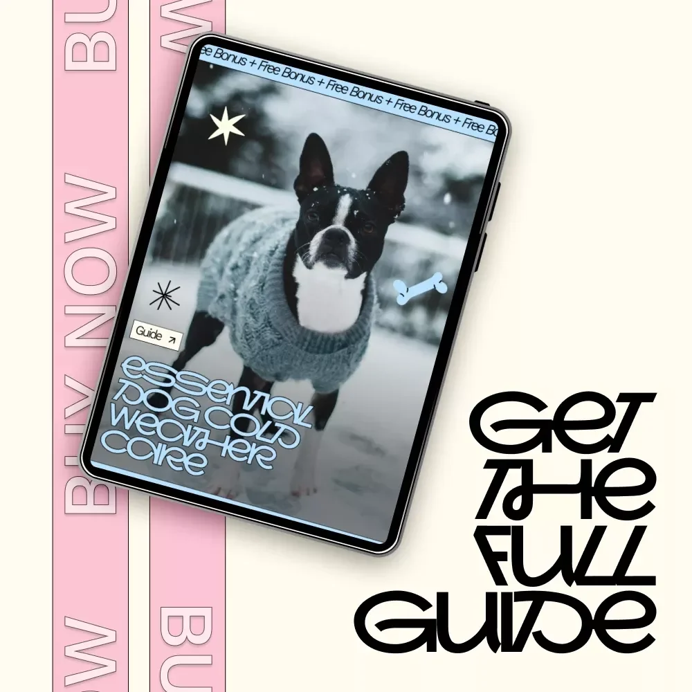 Essential Dog Cold Weather Care – Winter Dog Safety Guide, Cold Weather Tips for Dogs, Printable Pet Care eBook & Checklist for Winter Health