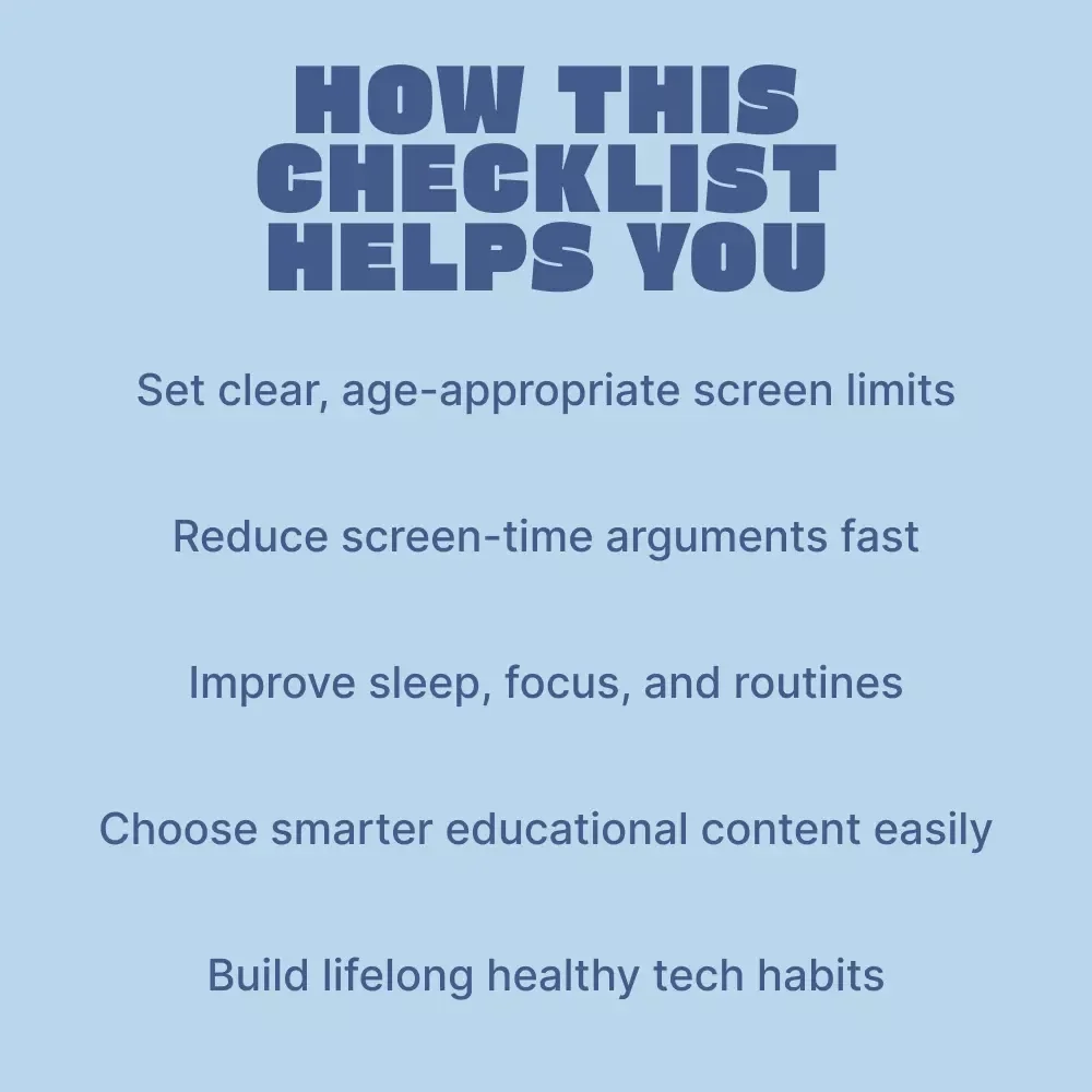Smart Limits for Kids’ Screen Time – Practical Screen Time Guide for Parents, Digital Download eBook, Family Screen Rules, Healthy Tech Habits for Children