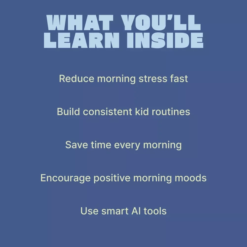 Helping Kids Start Their Day Right – Practical Morning Routine Guide for Parents | Simple Strategies on how to Manage Kids Morning Routines