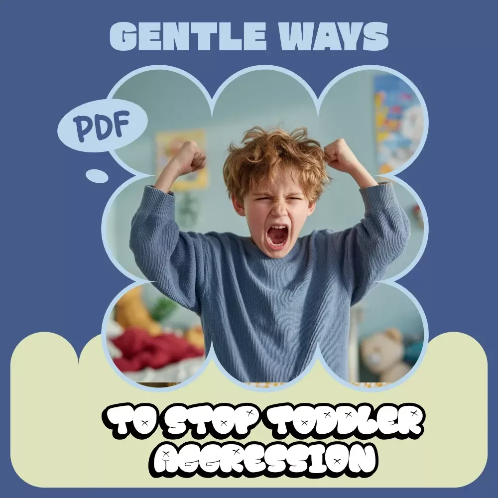 Gentle Ways to Stop Toddler Aggression – Practical Parenting eBook Guide on How to Respond to Toddler Aggression with Calm, Positive Discipline Strategies