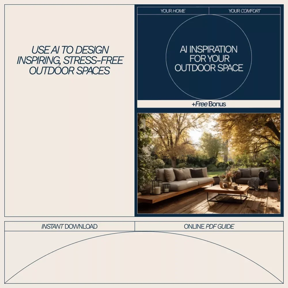 AI Inspiration for Your Outdoor Space – Smart Design Guide with ai recommendations for outdoor space ideas | Digital Download