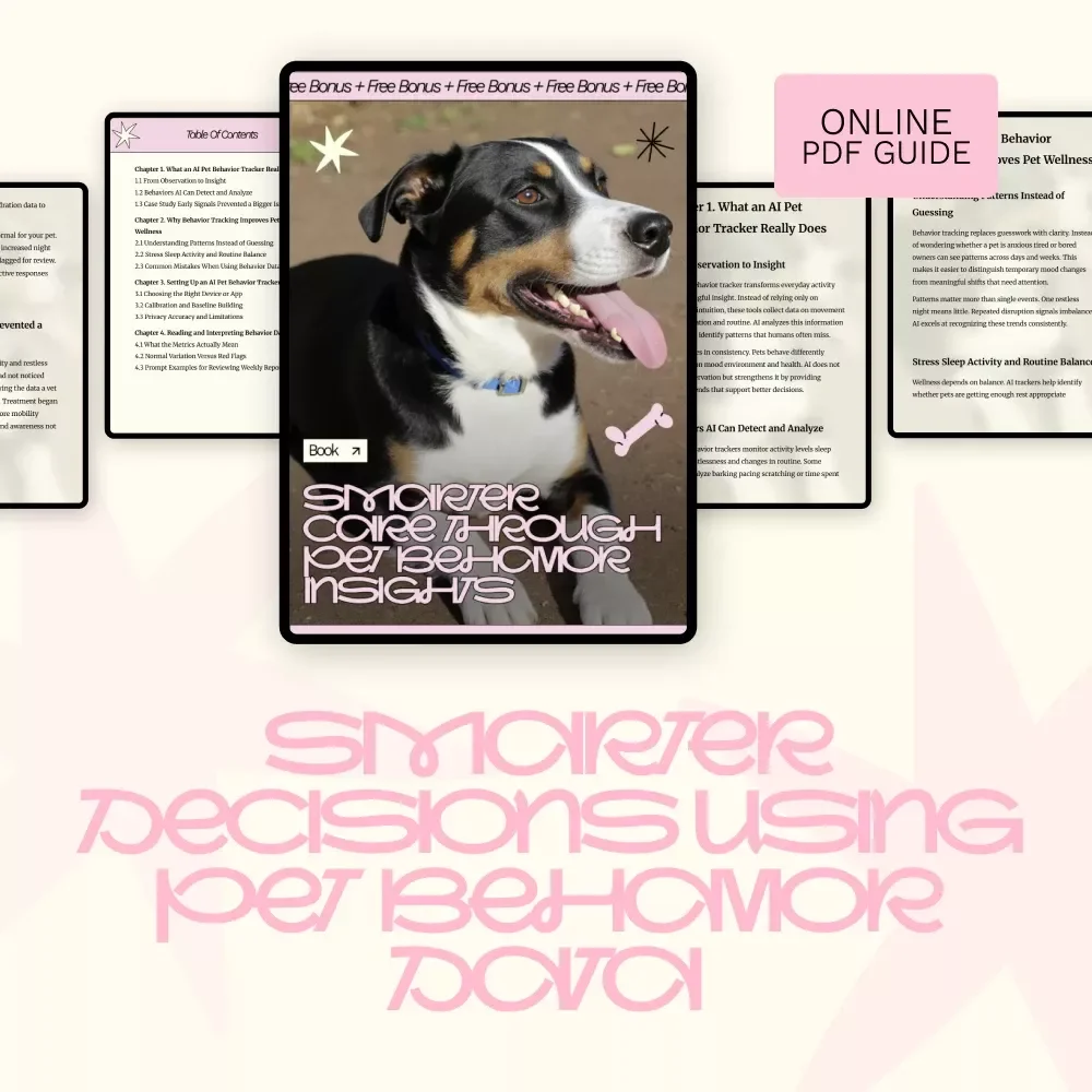 Smarter Care Through Pet Behavior Insights – Practical eBook Guide to Using an ai pet behavior tracker for Health, Training, and Everyday Wellness