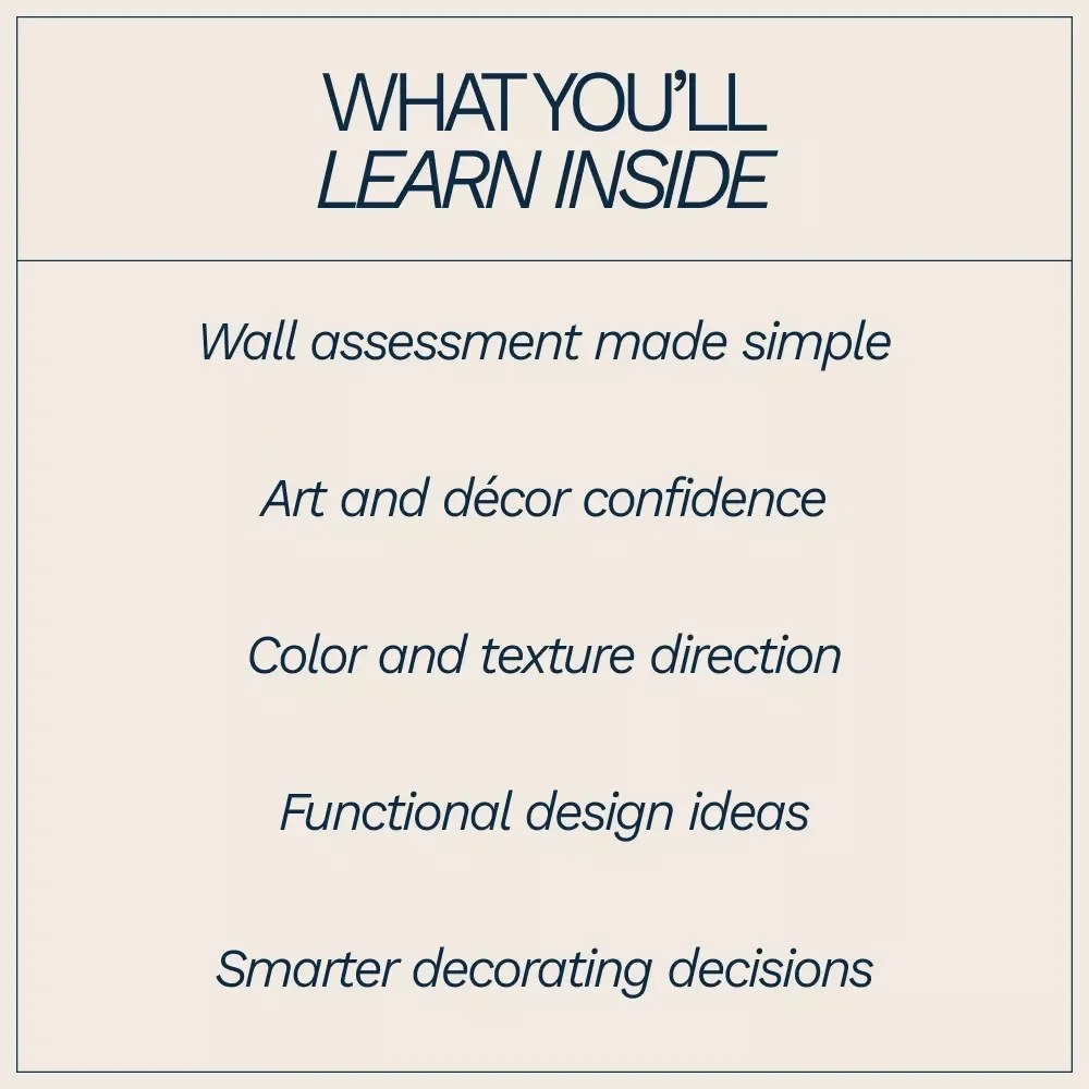 Transform Plain Walls into Personality-Packed Spaces | Ebook Guide on how to add personality to plain walls | Wall Décor & Design Inspiration