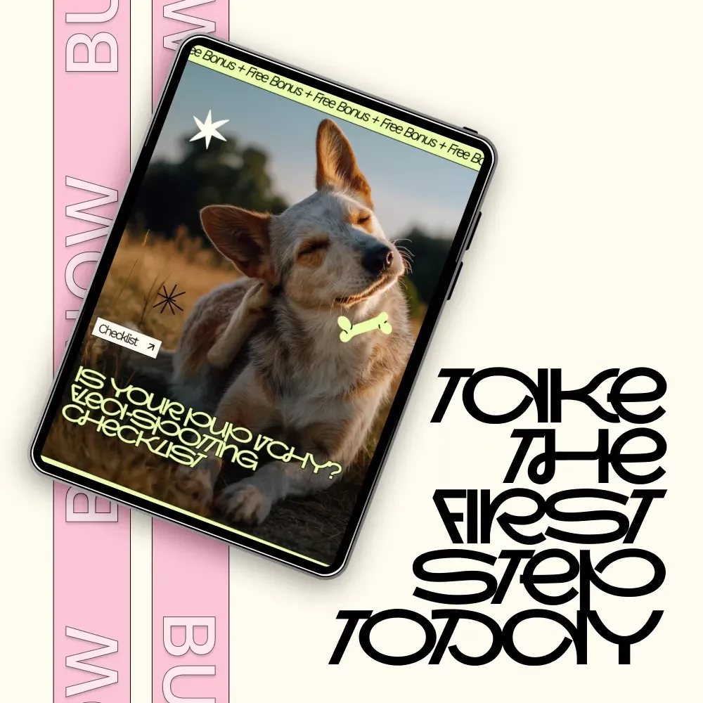 Is Your Pup Itchy? Flea-Spotting Checklist | Easy At-Home Dog Flea Detection Guide | Printable Pet Care eBook
