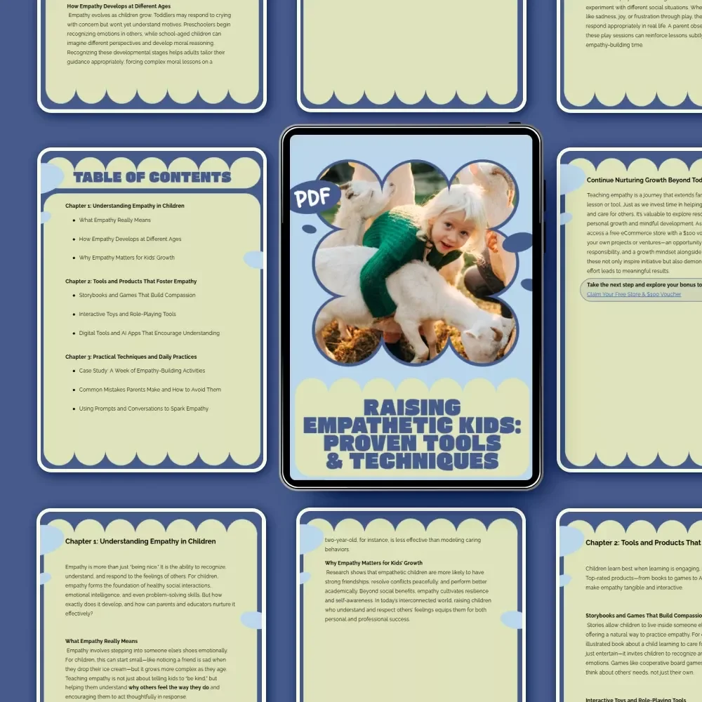 Raising Empathetic Kids: Proven Tools & Techniques – A Practical Parenting Guide on how to teach kids empathy, Compassion Skills, Emotional Intelligence & AI-Supported Learning