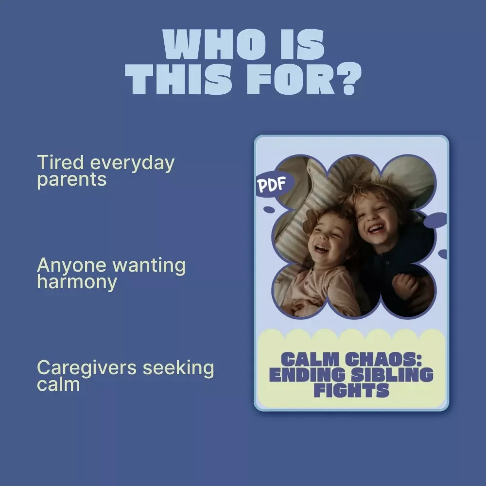 Calm Chaos: Ending Sibling Fights – Practical Parenting eBook for How to Handle Sibling Fighting, Reduce Daily Arguments & Build Peaceful Homes