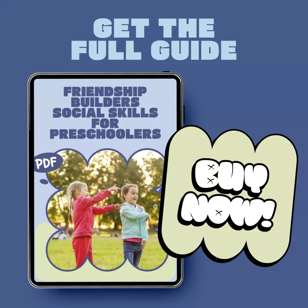 Friendship Builders: Social Skills for Preschoolers | Parent & Teacher Guide on how to support social skills in preschoolers | Digital Download