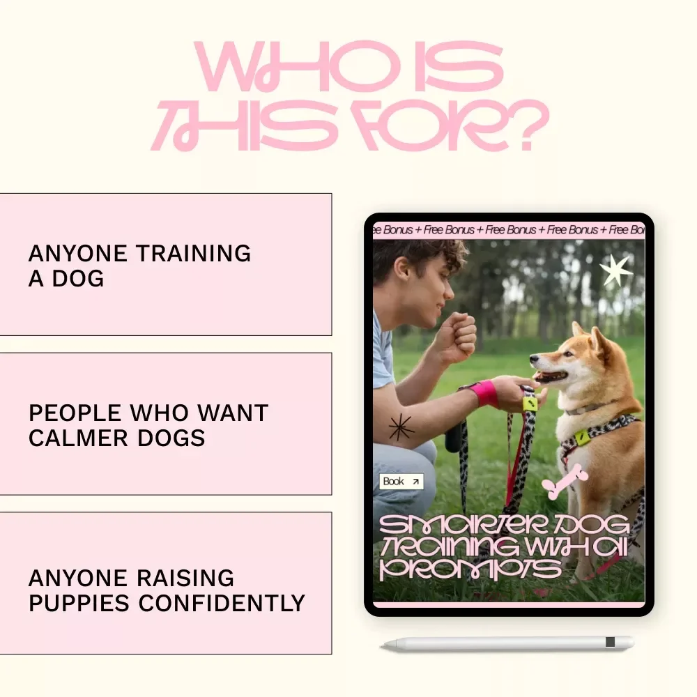 Smarter Dog Training With AI Prompts | Practical eBook Guide for Modern Pet Parents Using ai prompts for dog training tips