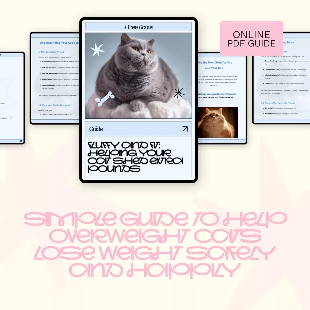 Fluffy and Fit: Helping Your Cat Shed Extra Pounds – A Practical Digital Guide for Pet Parents