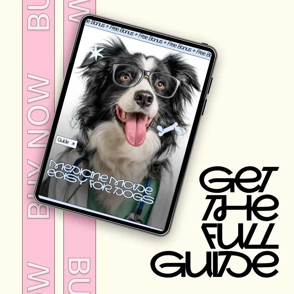 Medicine Made Easy for Dogs – Practical Guide for the Best Way to Give Dog Medicine, Stress-Free Pill & Liquid Tips, Digital Download