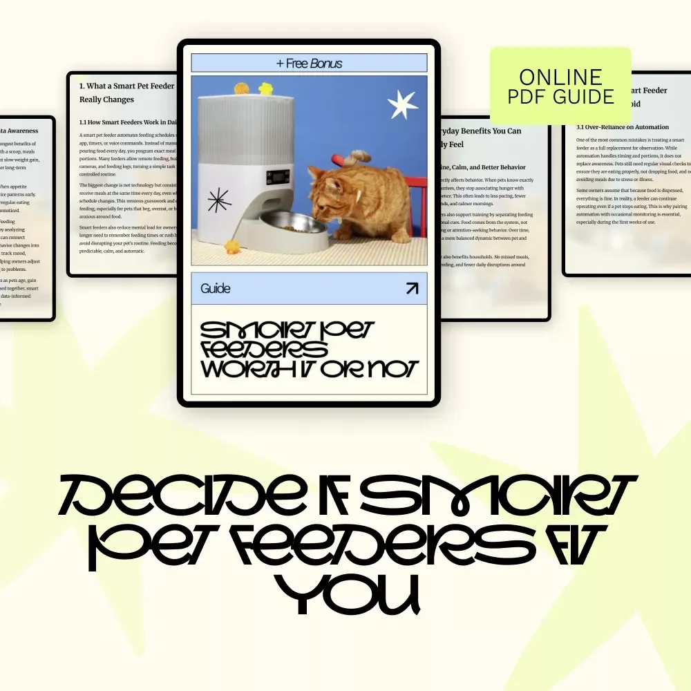 Smart Pet Feeders Worth It or Not – A Practical Guide to Deciding If a Smart Pet Feeder Is It Worth It for Your Lifestyle