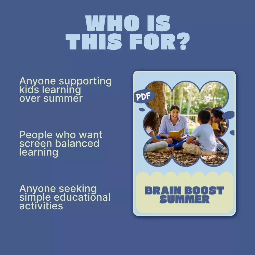 Brain Boost Summer – Digital Learning Guide for Parents & Educators | What to Do for Summer Learning Loss