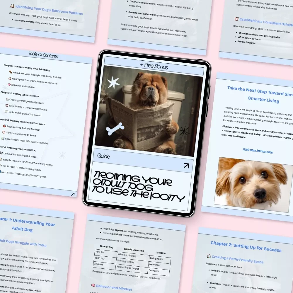 Training Your Adult Dog to Use the Potty – Step-by-Step Guide for How to Potty Train Adult Dog with Proven Techniques, Schedules, and AI Tools