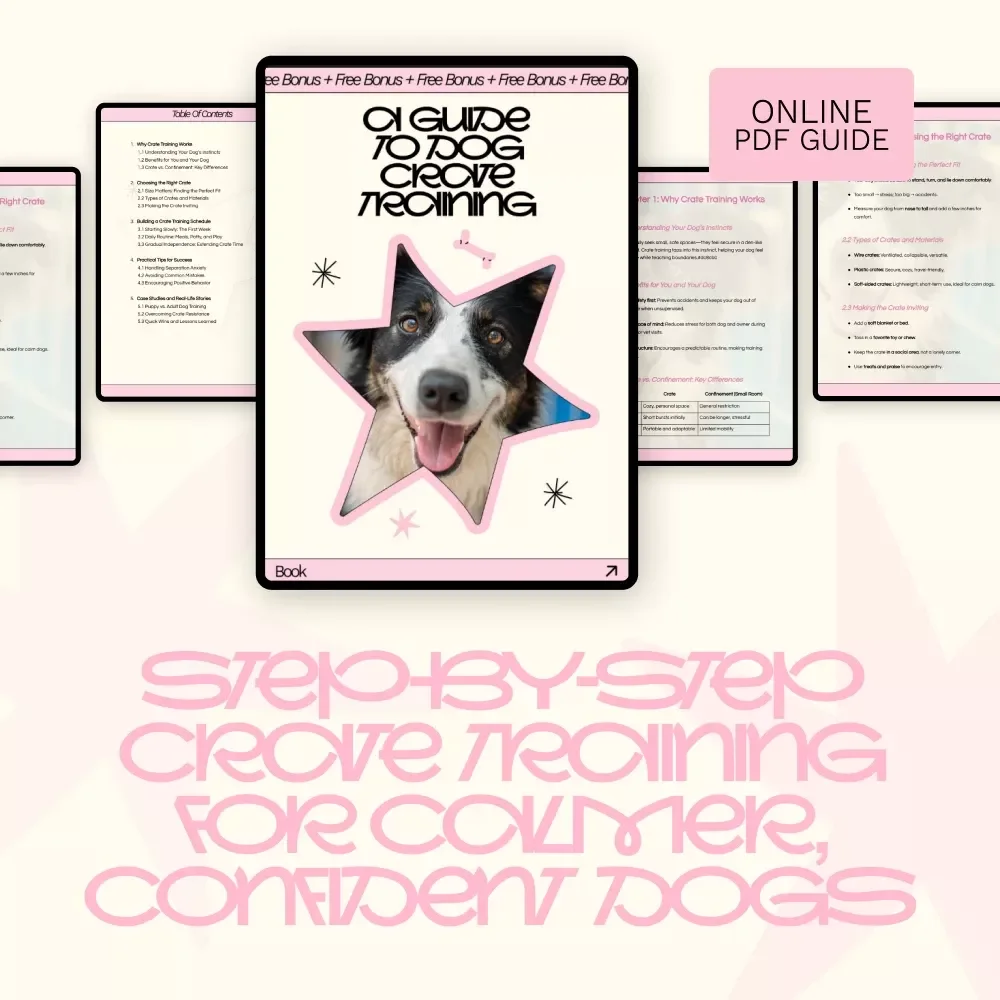 A Guide to Dog Crate Training – Easy Puppy & Adult Dog Crate Success, Step-by-Step Routine