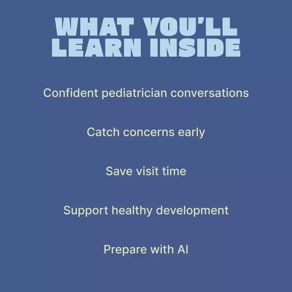 Smart Questions for Every Pediatrician Visit – Practical eBook with Questions to Ask Pediatrician at Well Visit for Confident, Prepared Parents