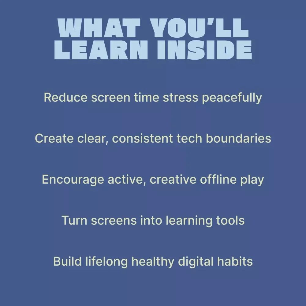 Healthy Tech Habits for Happy Kids – Digital Parenting Guide for Screen Time Balance, AI Learning, and Positive Technology Use