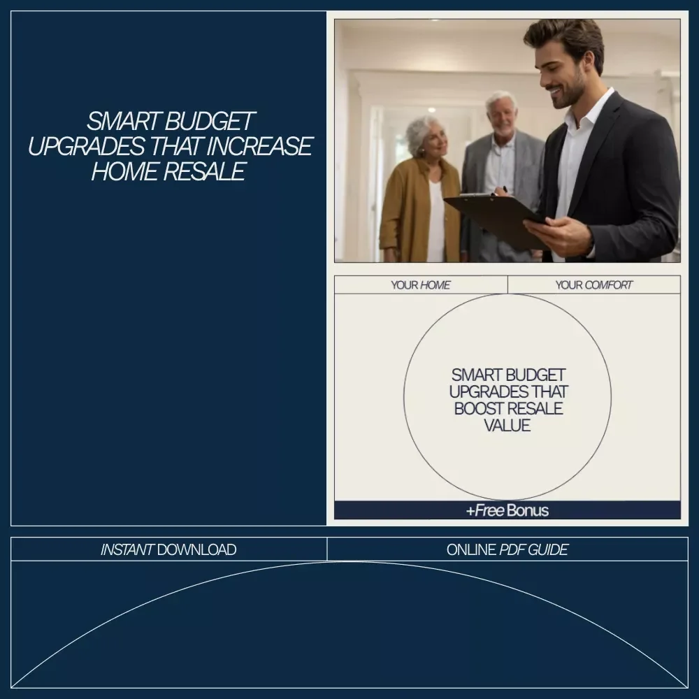 Smart Budget Upgrades That Boost Resale Value | Practical Home Improvement eBook Answering what budget upgrades improve resale value