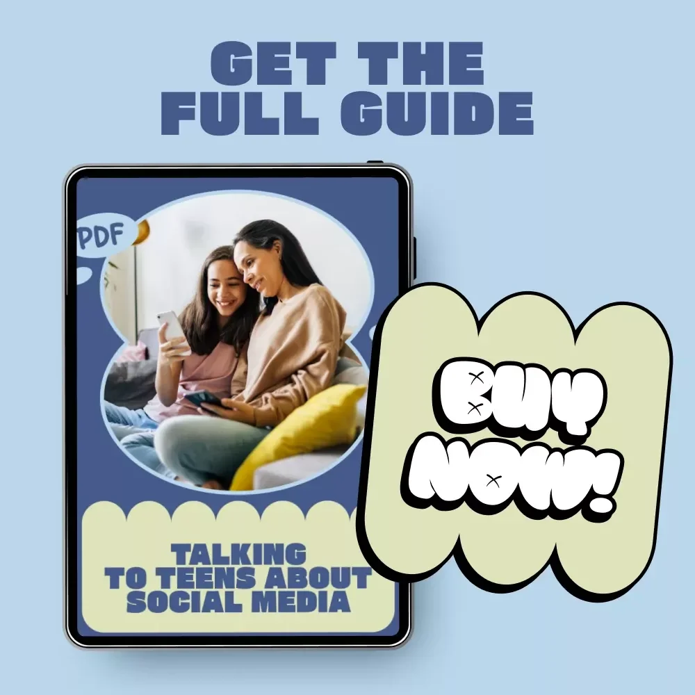 Talking to Teens About Social Media | Parent Guide on How to Talk to Teens About Social Media, Digital Download for Confident Conversations