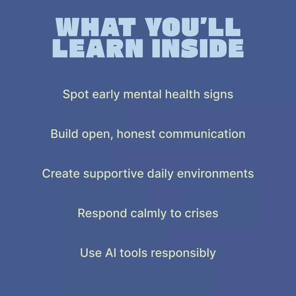 Supporting Teen Mental Health | Practical Ebook Guide for Parents & Caregivers
