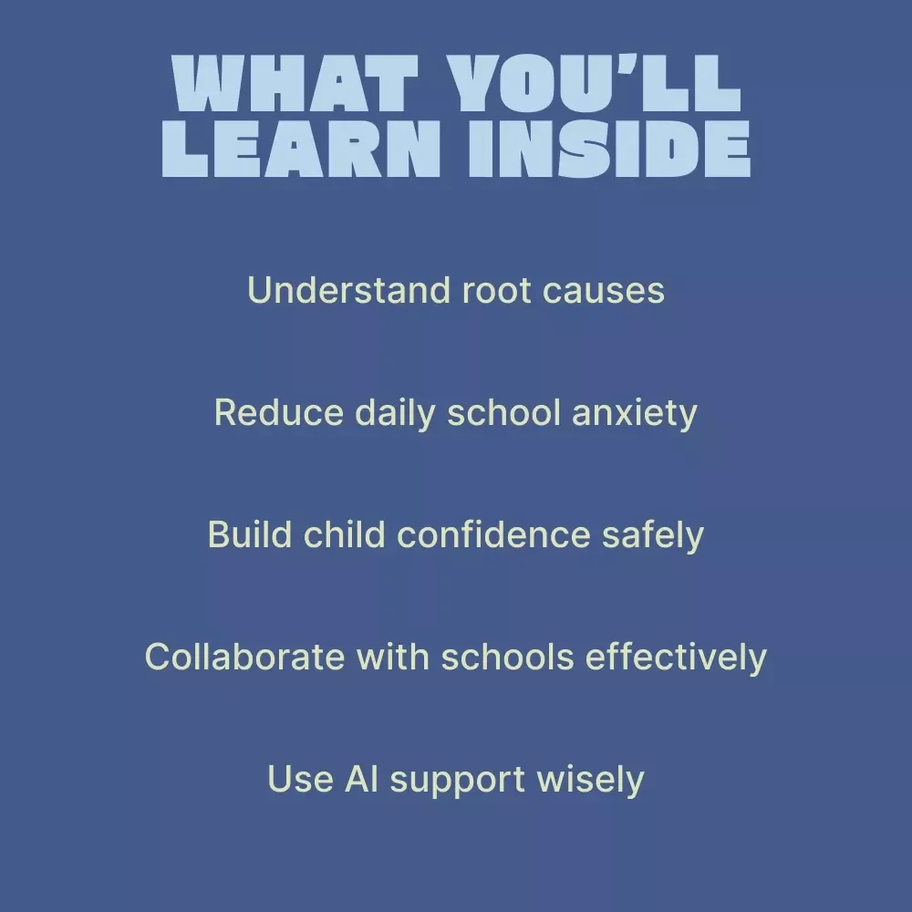 Unlocking Courage: Ending School Refusal Together | A Practical Guide for Parents on how to handle school refusal with Confidence & Compassion