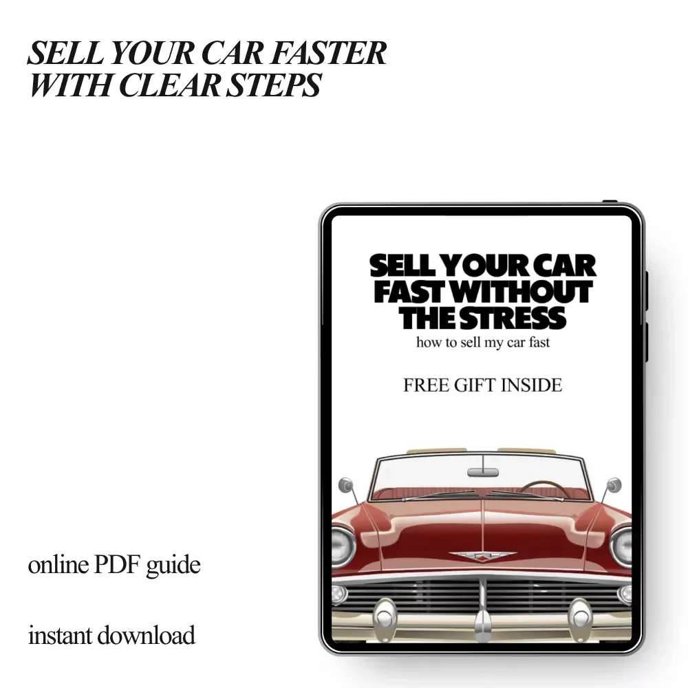 Sell Your Car Fast Without the Stress | Digital TYPE Guide for Anyone Wondering how to sell my car fast, Step-by-Step Checklist & AI Prompts