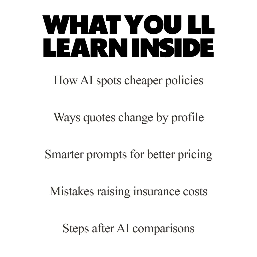 Smart Insurance Finder – AI-Powered eBook Guide to Using ai tools that find cheapest car insurance & Cutting Your Auto Premiums Fast
