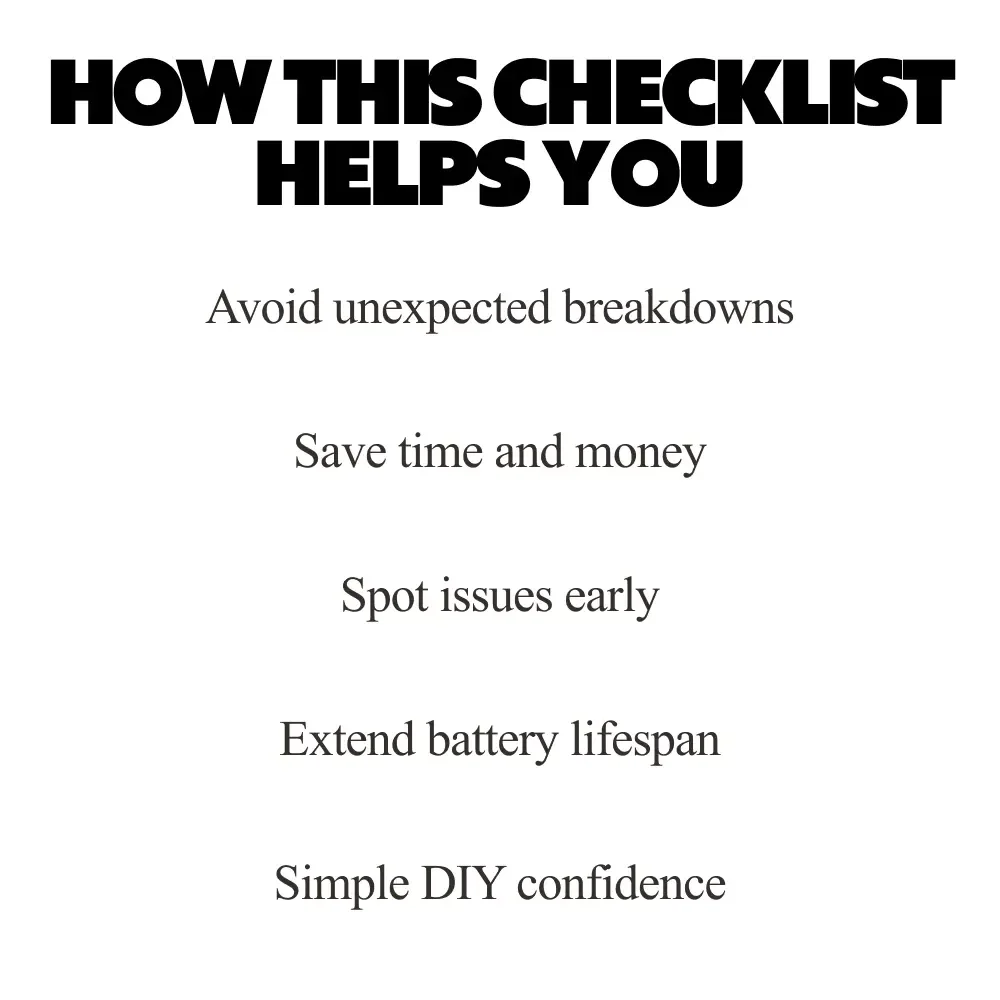 Quick Car Battery Health Check | Easy DIY Checklist for How to Check Car Battery Health | Printable & Digital Download