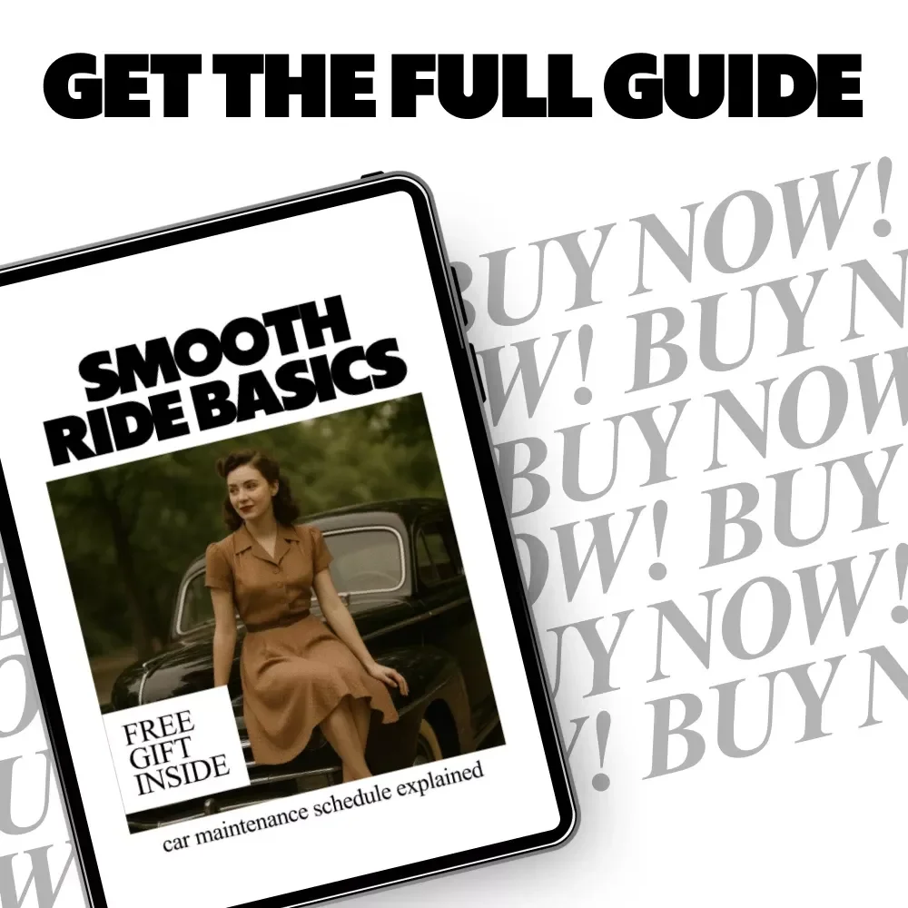 Smooth Ride Basics – A Practical eBook with a Car Maintenance Schedule Explained for Confident, Stress-Free Ownership