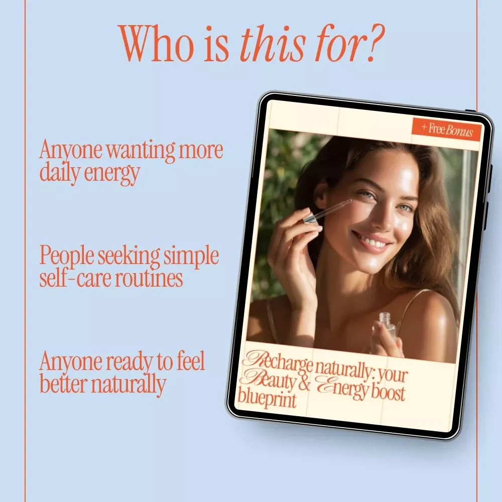 Recharge Naturally: Your Beauty & Energy Boost Blueprint – eBook Guide with Proven Ways to Boost Energy Naturally, Holistic Wellness, Beauty Rituals & AI Tools for Everyday Vitality