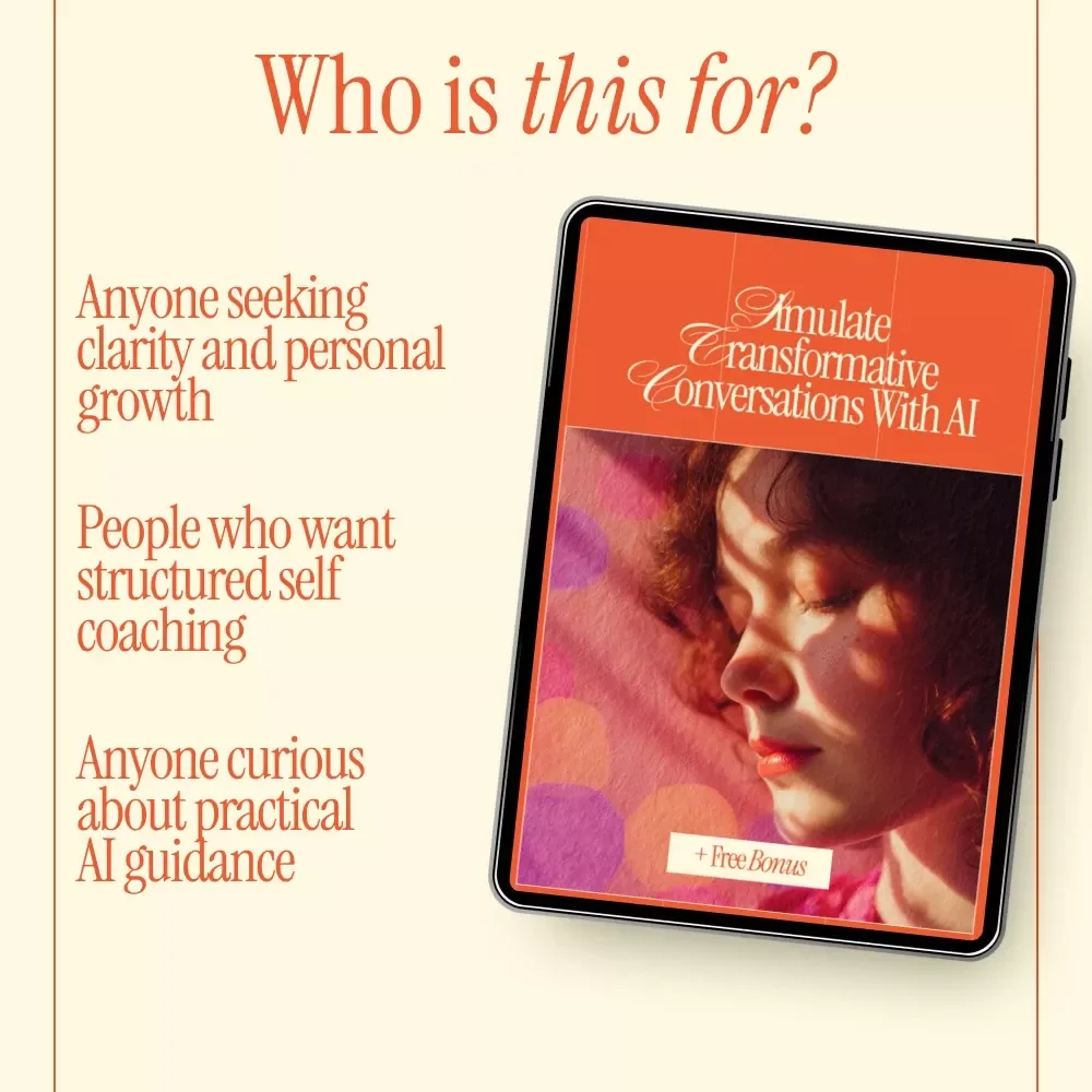 Simulate Transformative Conversations with AI – Practical Guide Using AI for Clarity, Growth & Self-Coaching