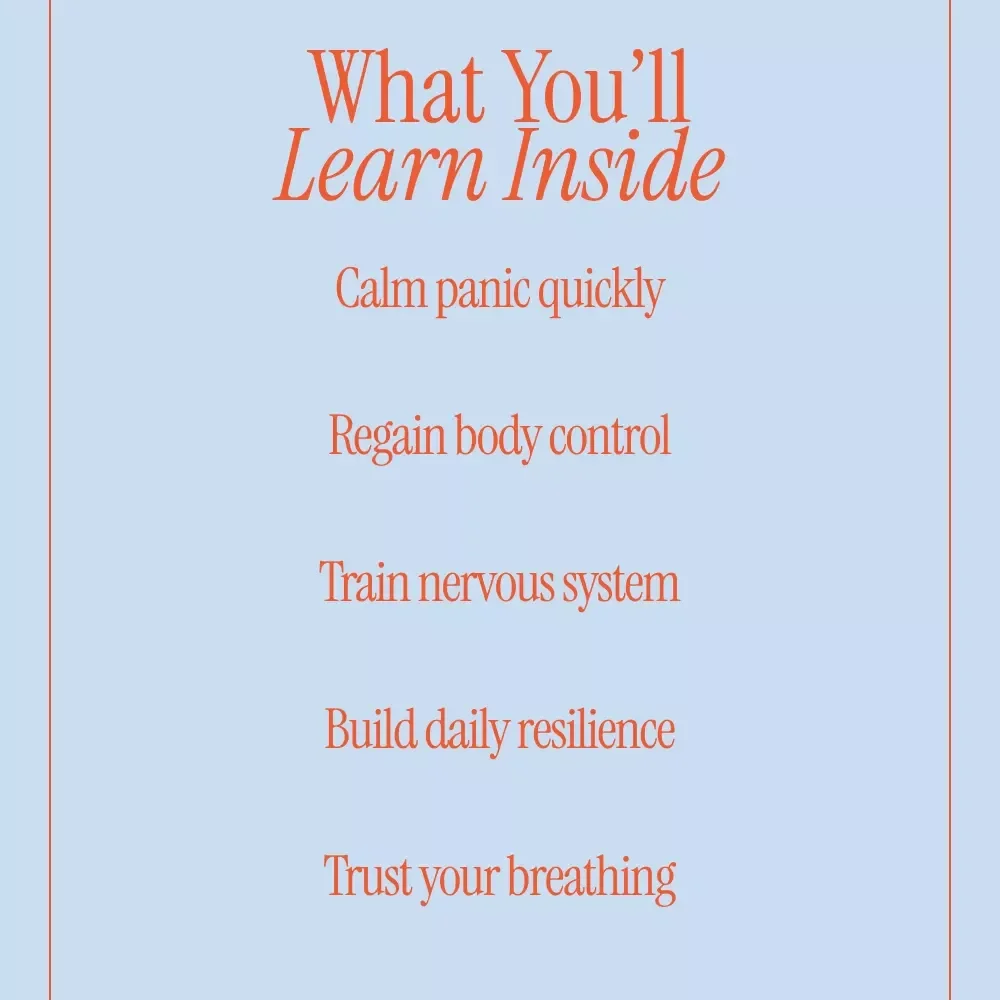 Breathe Your Way Back to Calm – Ebook with Gentle Breathing Exercises for Panic Attacks, Practical Guide for Anxiety Relief, Nervous System Reset & Everyday Calm