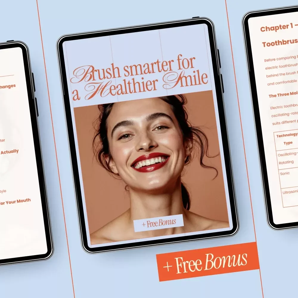 Brush Smarter for a Healthier Smile – Practical eBook Guide on how to choose an electric toothbrush for Your Dental Needs