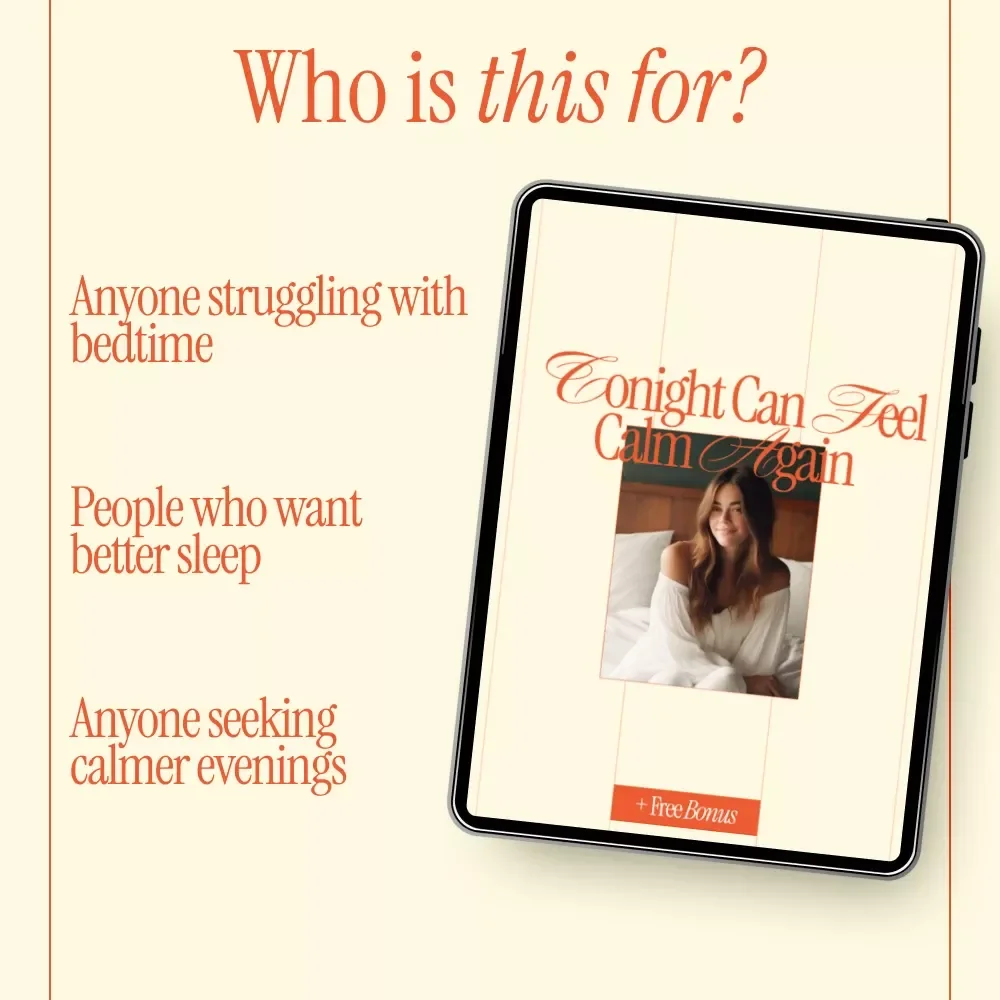 Tonight Can Feel Calm Again – A Gentle Sleep Guide Ebook for Peaceful Evenings, Stress-Free Nights & How to Create a Relaxing Bedtime Routine