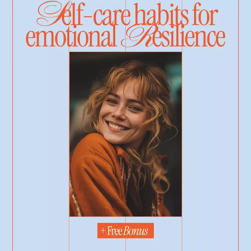 Self-Care Habits for Emotional Resilience: A Checklist | Printable Mental Health Self Care Checklist, Daily Weekly Monthly Habits, Mindfulness & Wellness Guide