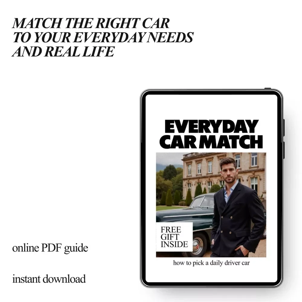 Everyday Car Match – Practical eBook Guide on How to Pick a Daily Driver Car for Real Life, Budget, Comfort, and Long-Term Ownership