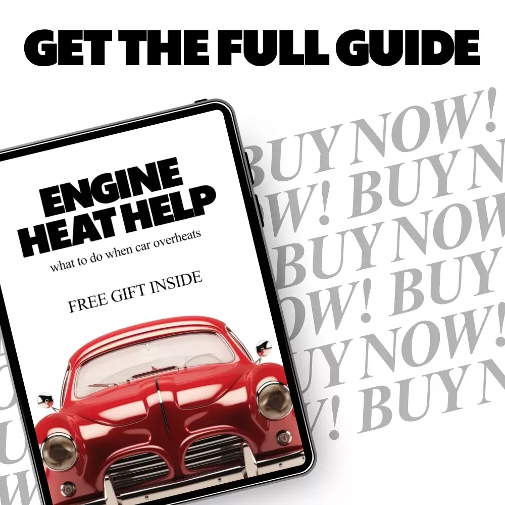 Engine Heat Help | Car Overheating Emergency Guide, AI Prompts, Engine Cooling Checklist, Roadside Safety eBook