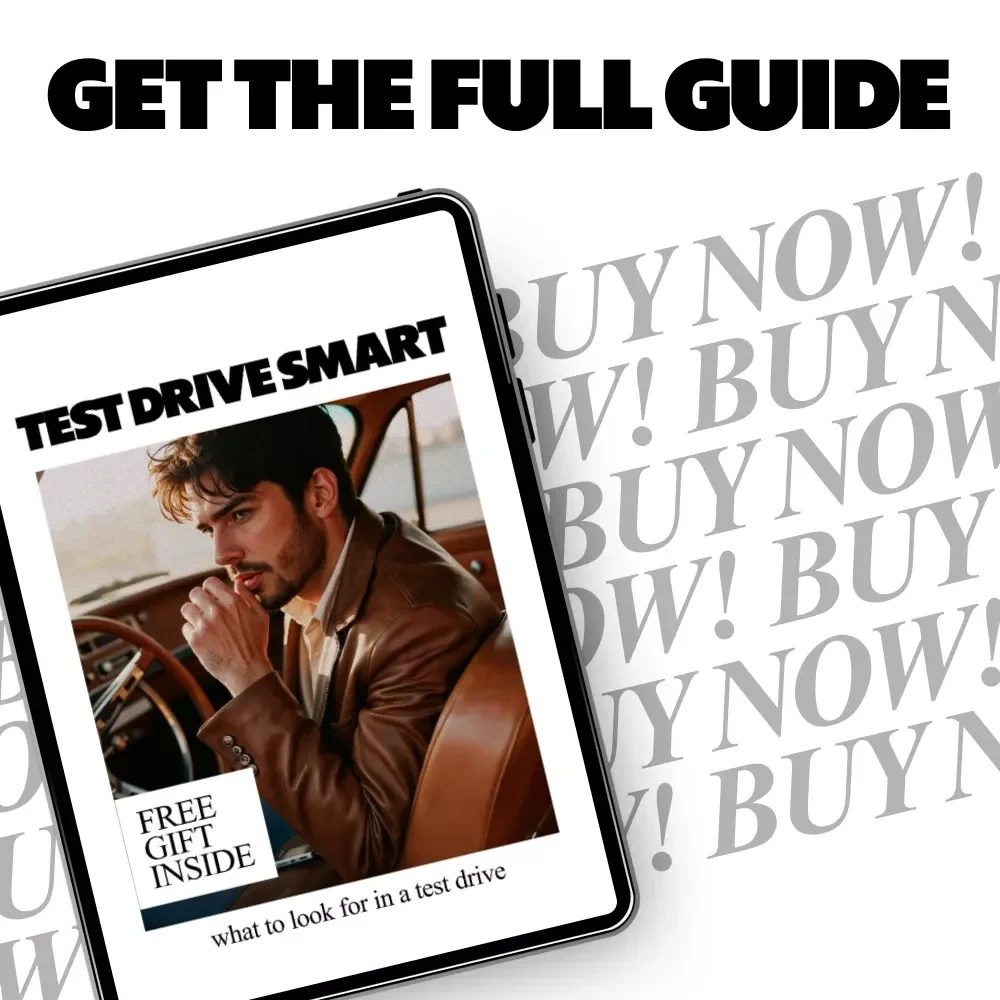 Test Drive Smart – Practical eBook Guide on What to Look for in a Test Drive | Confident Car Buying Checklist & Decision Tool