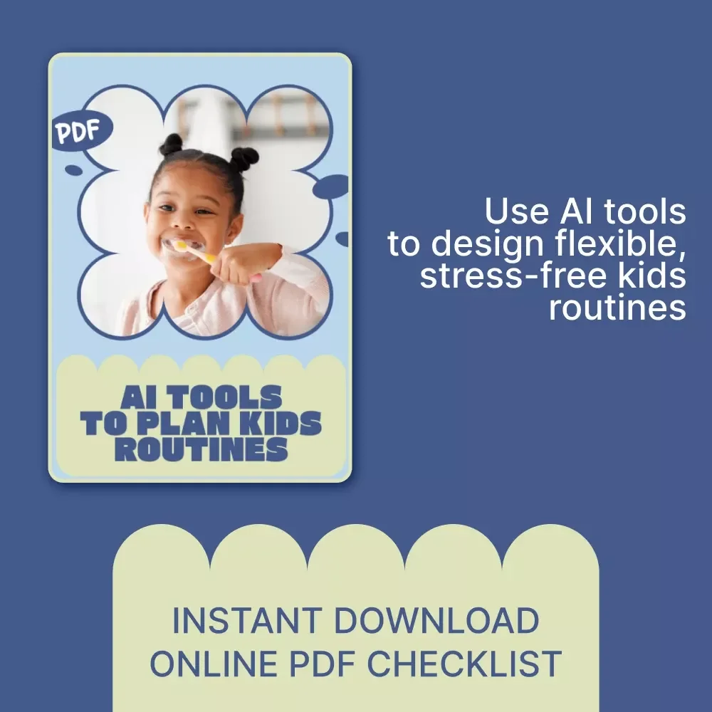 AI Tools to Plan Kids Routines | Smart Family Scheduling Checklist | AI Tools That Help Plan Kids Routines