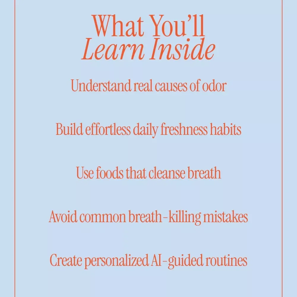 Easy Natural Tricks for Fresh Breath – eBook Guide | Best Way to Freshen Your Breath Naturally with Daily Habits, Foods & Simple Routines
