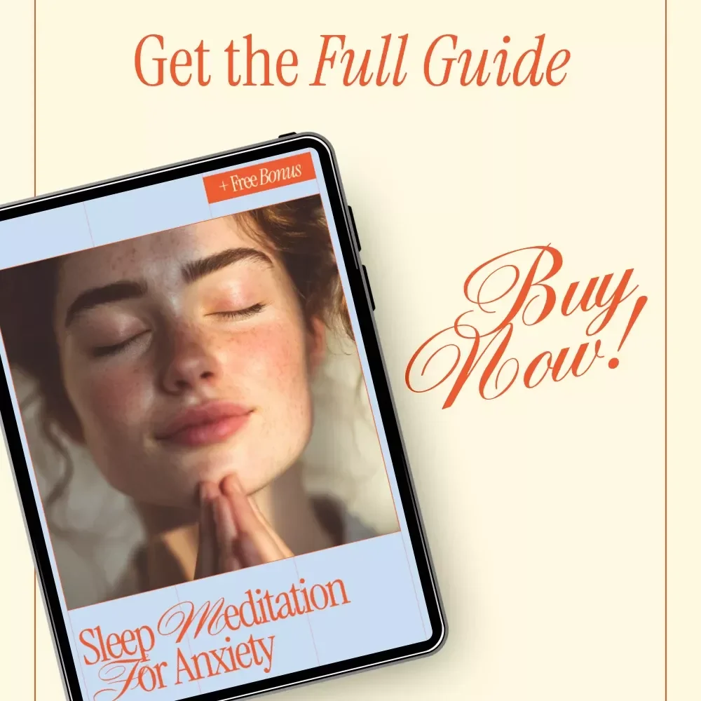 Sleep Meditation for Anxiety – Guided Sleep Meditation for Anxiety Relief, Calm Your Mind, Reduce Stress, Beat Insomnia & Improve Sleep Naturally (Digital Download)