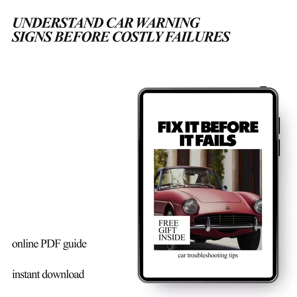 Fix It Before It Fails – Practical Car Troubleshooting Guide, Warning Signs Checklist, DIY Maintenance eBook & AI Prompts Digital Download