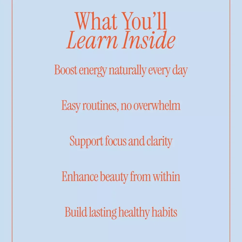 Recharge Naturally: Your Beauty & Energy Boost Blueprint – eBook Guide with Proven Ways to Boost Energy Naturally, Holistic Wellness, Beauty Rituals & AI Tools for Everyday Vitality